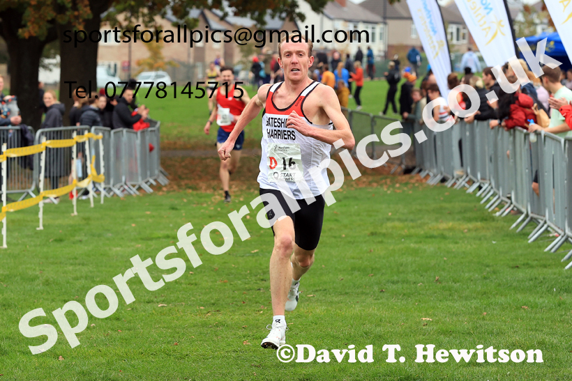 Senior Mens relay, 2025 Northern Cross Country Relays, Graves Park, Sheffield. Photo: David T. Hewitson/Sports for All Pics